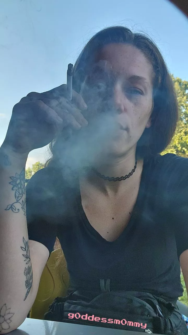 you enjoying my morning cig just as much as I am?