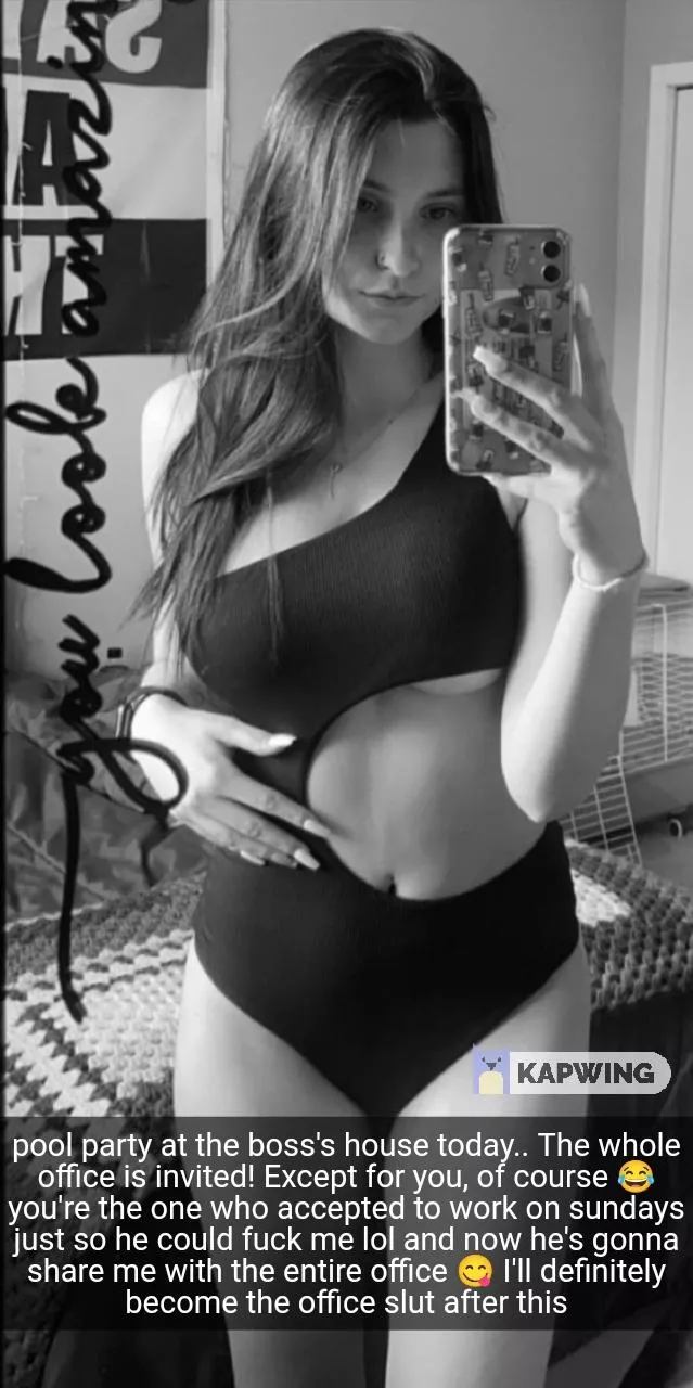 Your fianceé will be the pool party entretainment for the entire office while you work on a Sunday because you're a fucking cuck! Your fianceé will be the pool party entretainment for the entire office while you work on a Sunday because you're a fucking cuck!