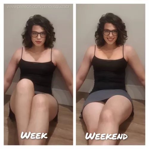 Your mood also change on weekends? I was counting the seconds to Saturday! I wish you all a perfect day! 😘