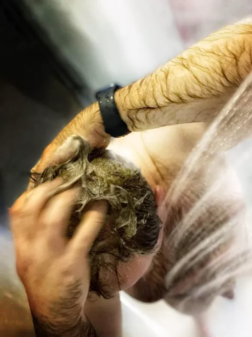 You’re right, you should definitely come over. Water conservation is vital to the neighborhood.