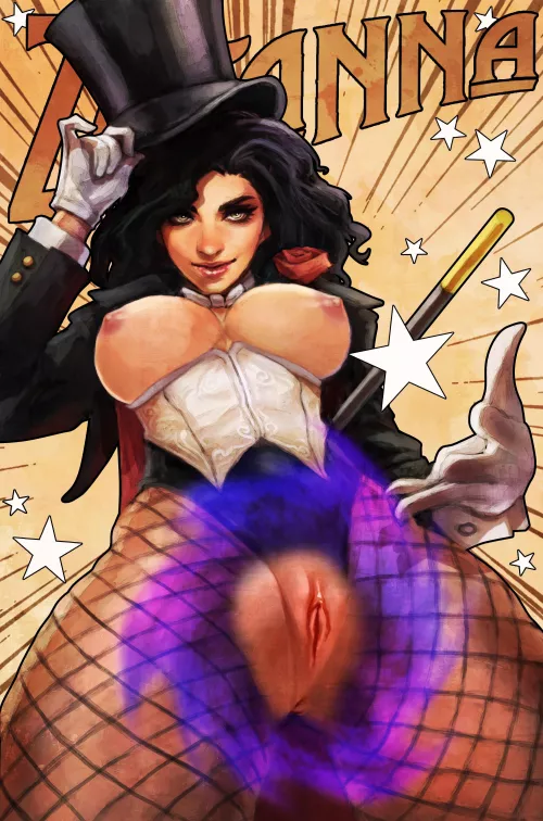 Zatanna showing off her new magic spell (Monorirogue) [DC Comics, Justice League Dark]