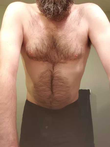 [43] I'll be 44 in about an hour. Should I show you my birthday suit?