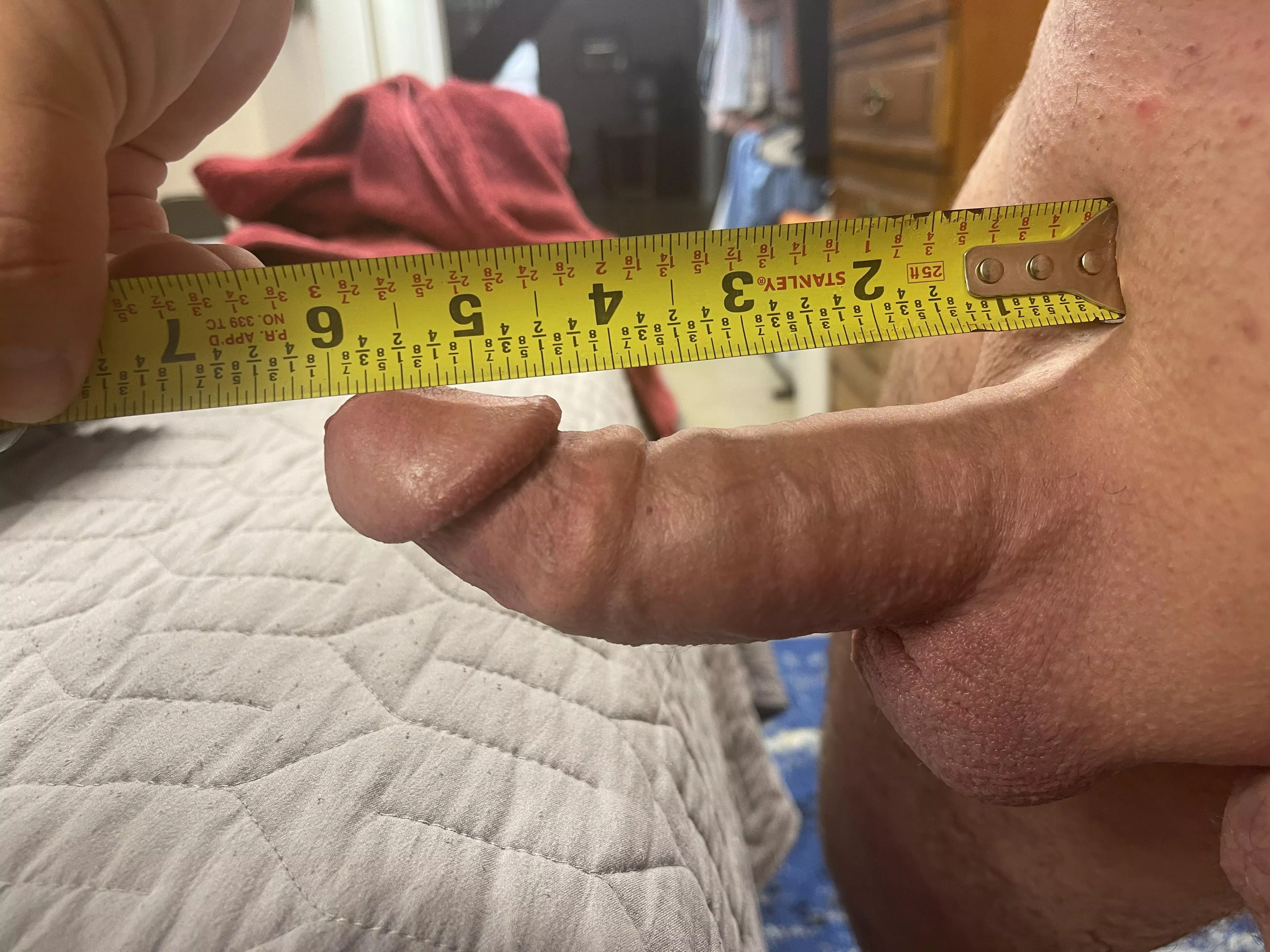 6” long and 6” thick