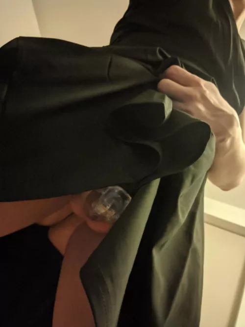 A peak up my new dress