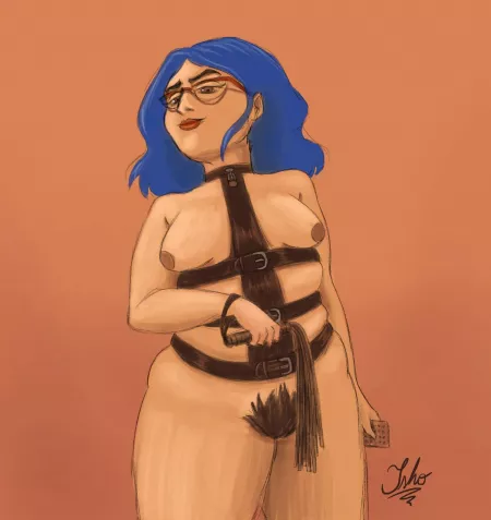 A sketchy self portrait. Sorry it isn't an actual photo 😅 [F] [NB]