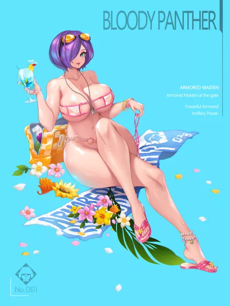 A-1 Bloody Panther in bikini [Last Origin]