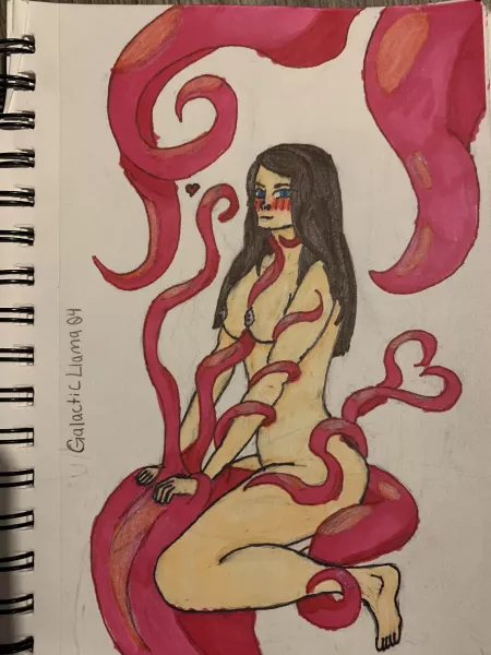 About to get absolutely loved by these tentacles!!!~ (Original) [Female]