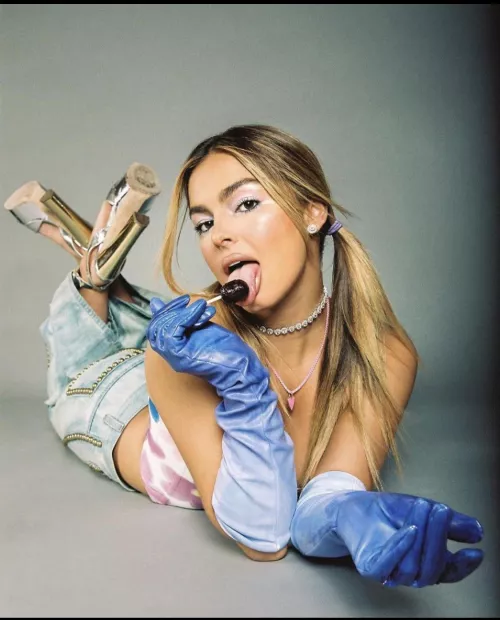 Addison teasing more than just her shiny heels