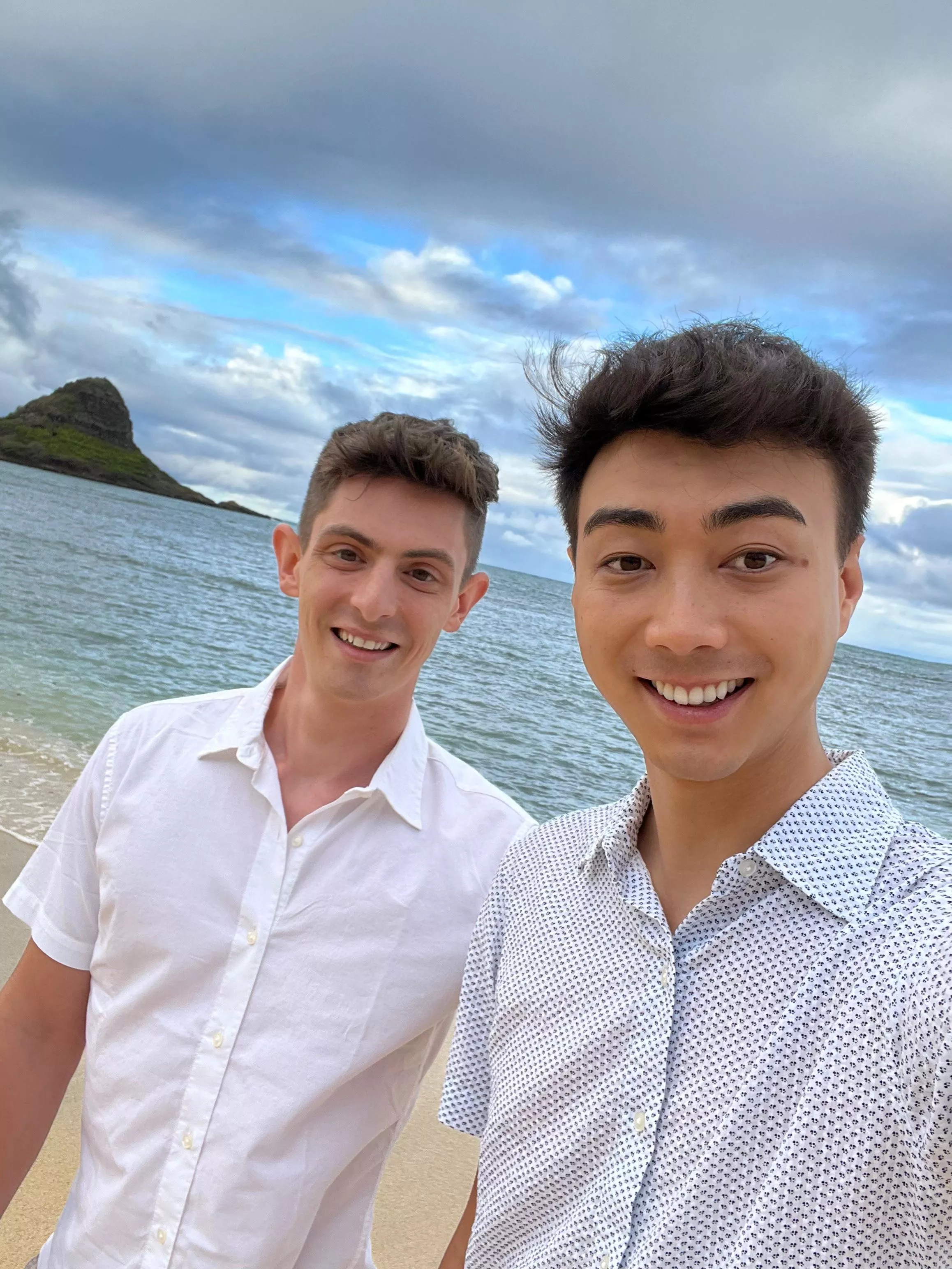 After this selfie, I turned around to my bf of 7 years proposing : )
