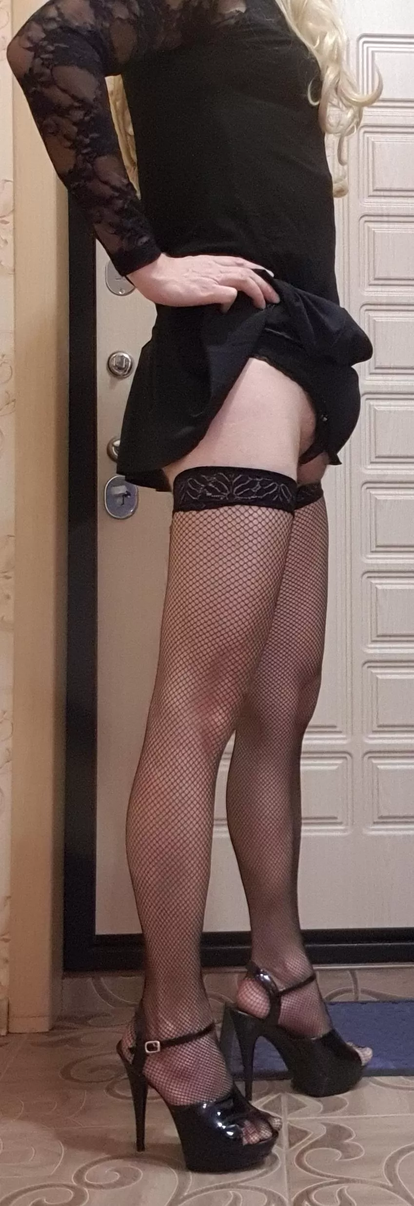 All black