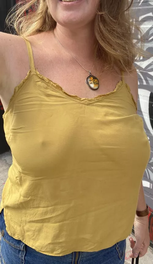 Am I naughty? All the young men notice me when I dress like this…