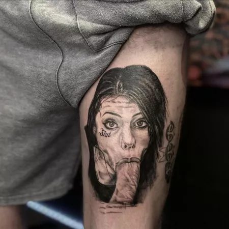 Amazing tattoo by @stichtag_97 On IG