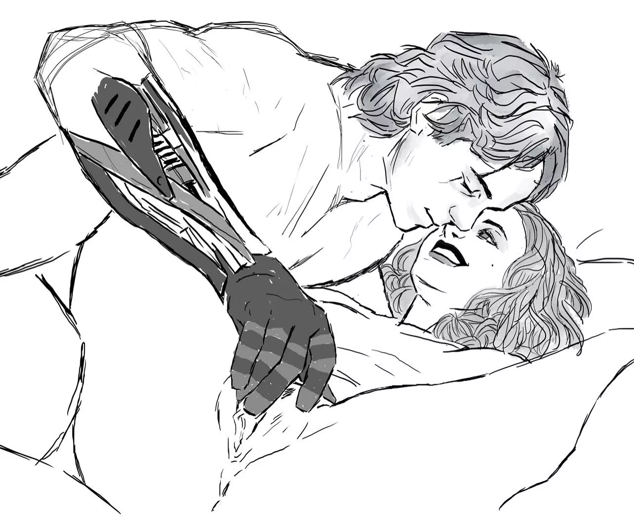 Anakin giving Padmé a hand (Unknown) Anakin giving Padmé a hand (Unknown)