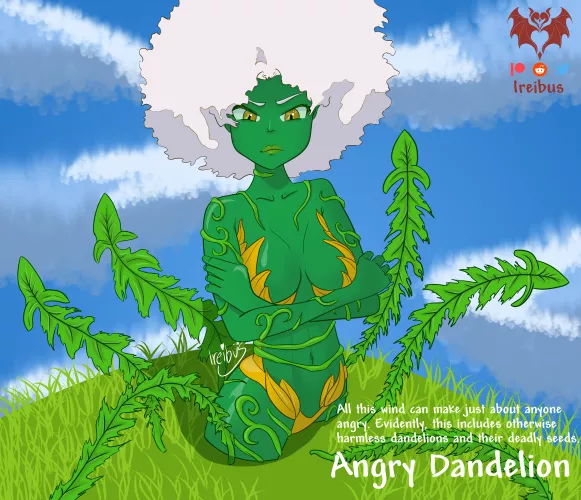 Angry Dandelion, from Terraria