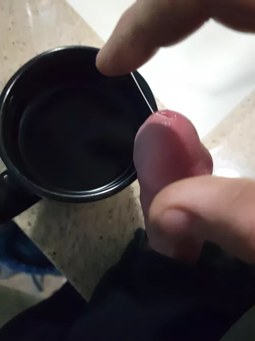 Anybody like precum in their coffee? 🤭