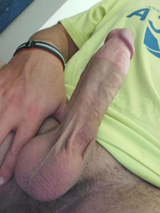 Anyone wanna milk me? These balls are full as fuck 💦