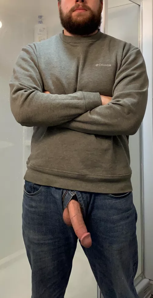 Anyone wanna show this dad’s cock some love? [35]