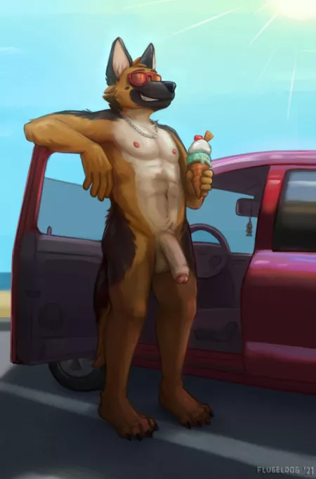 At the beach (FlugelDog) At the beach (FlugelDog)