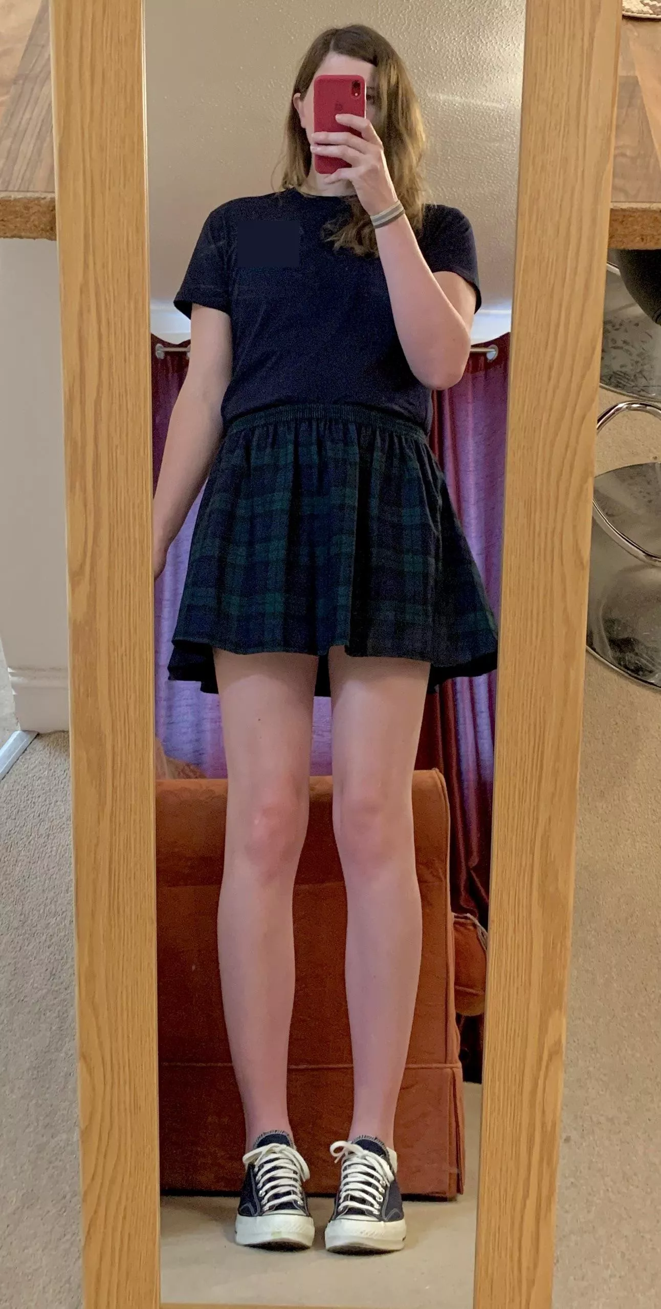 At work today, I slipped this skirt on under my desk, skipped around the office, then put my shorts back on π
At work today, I slipped this skirt on under my desk, skipped around the office, then put my shorts back on π