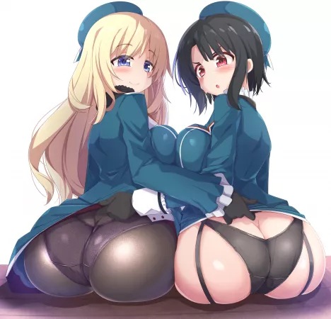 Atago and Takao Dress Uniform Booty