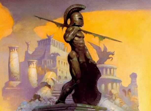 Atlantis Rising by Frank Frazetta