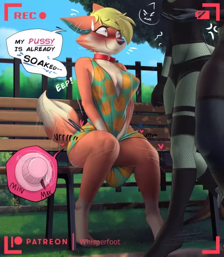 Audie Showing Off In Public [F] (Whisperfoot)