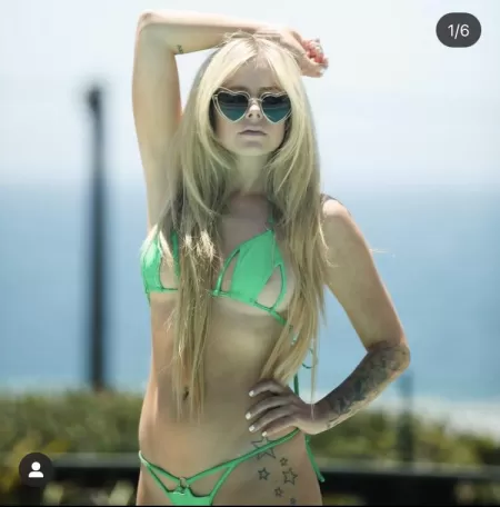 Avril Lavigne Instagram. Slight Nipple Slip???