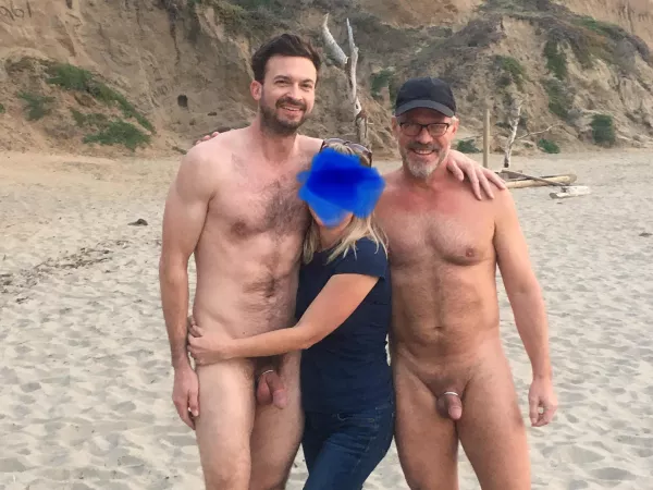 Baker Beach San Francisco CA with exhibitthis69 and wantitpublic from Tumblr and a rando horny girl