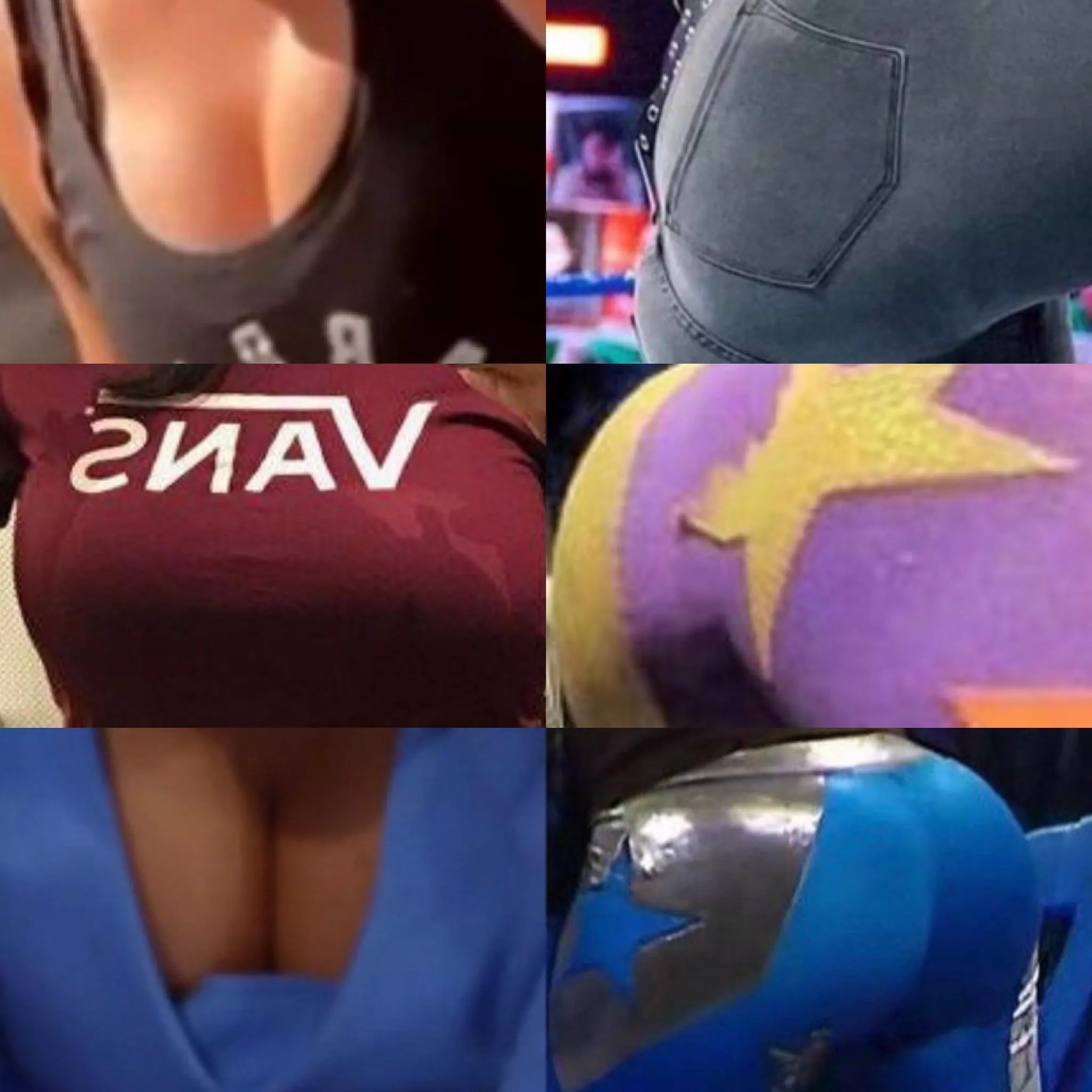 Bayley’s round tits and fat ass