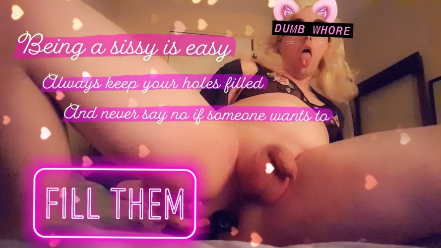 Be a good girl and beg for more down your throat and always have your ass filled 🥵
