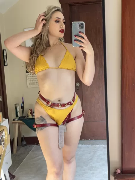Beach day today 😉 what would you do if you saw Me like this in public? [oc] [domme]