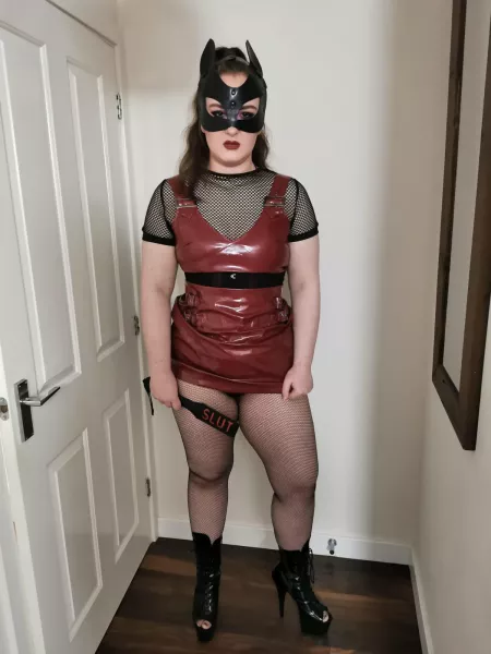 Bend over SLUT... so I can use my new paddle on your ass!! Everybody needs to know what you are!