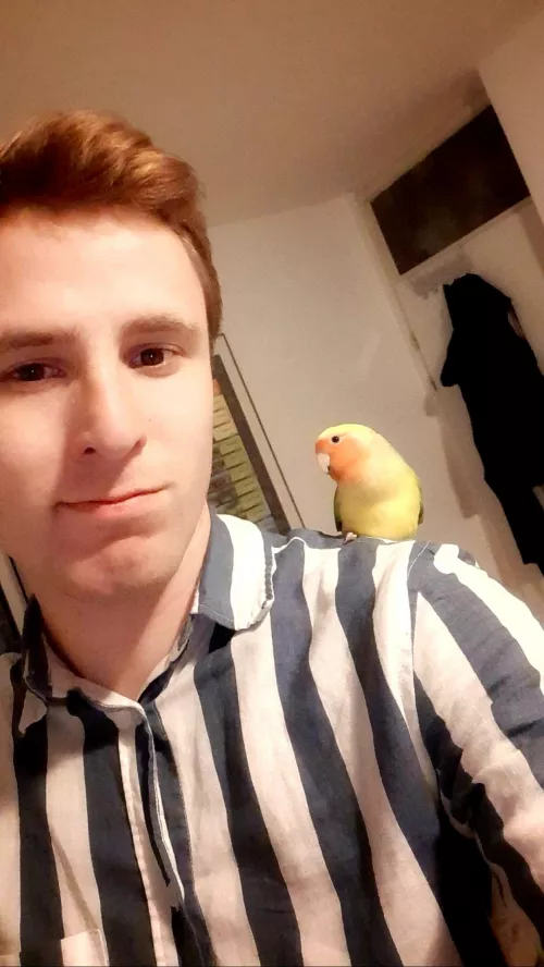 Best friend finally moved in with me! 😊🦜