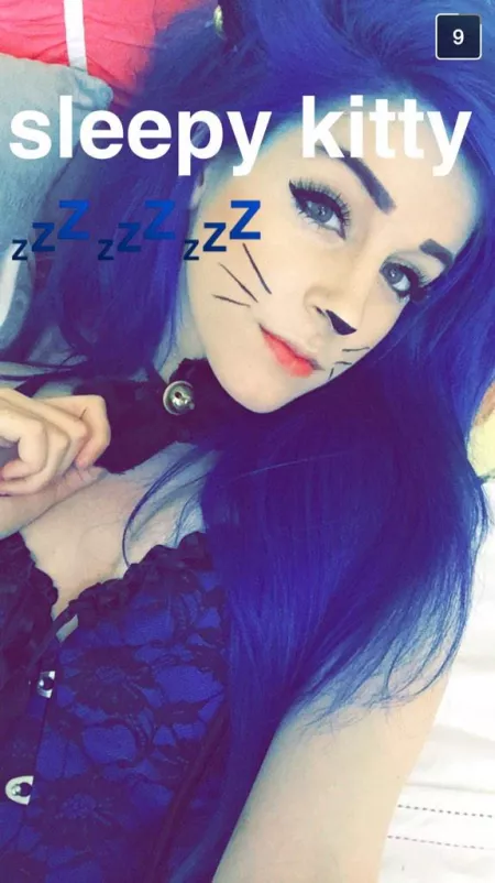 Blue kitty.
