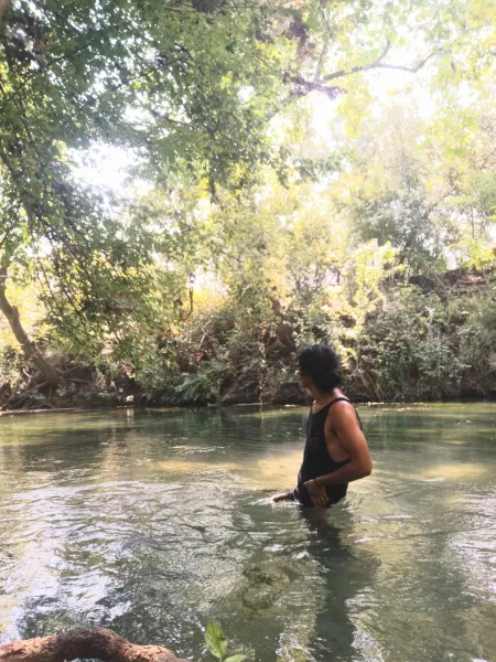 Bottomless in San marcos river ☺