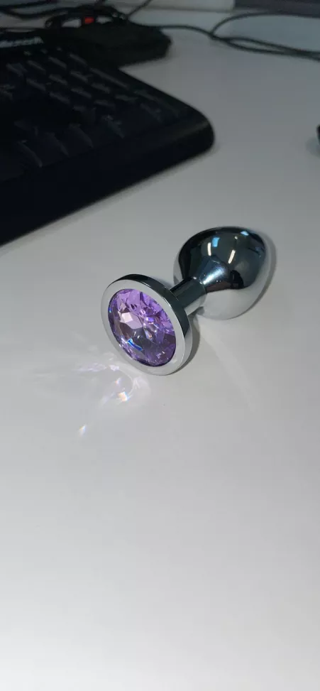 Bought myself a new buttplug today! Hopefully it’ll look cute in my tight ass with my panties on and my hard cock dripping! 😍