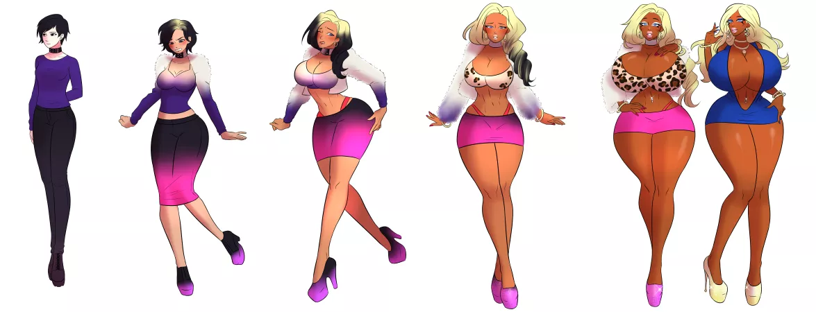 Bridgette Brat Bimbo OC TF sequence by TheQuelch