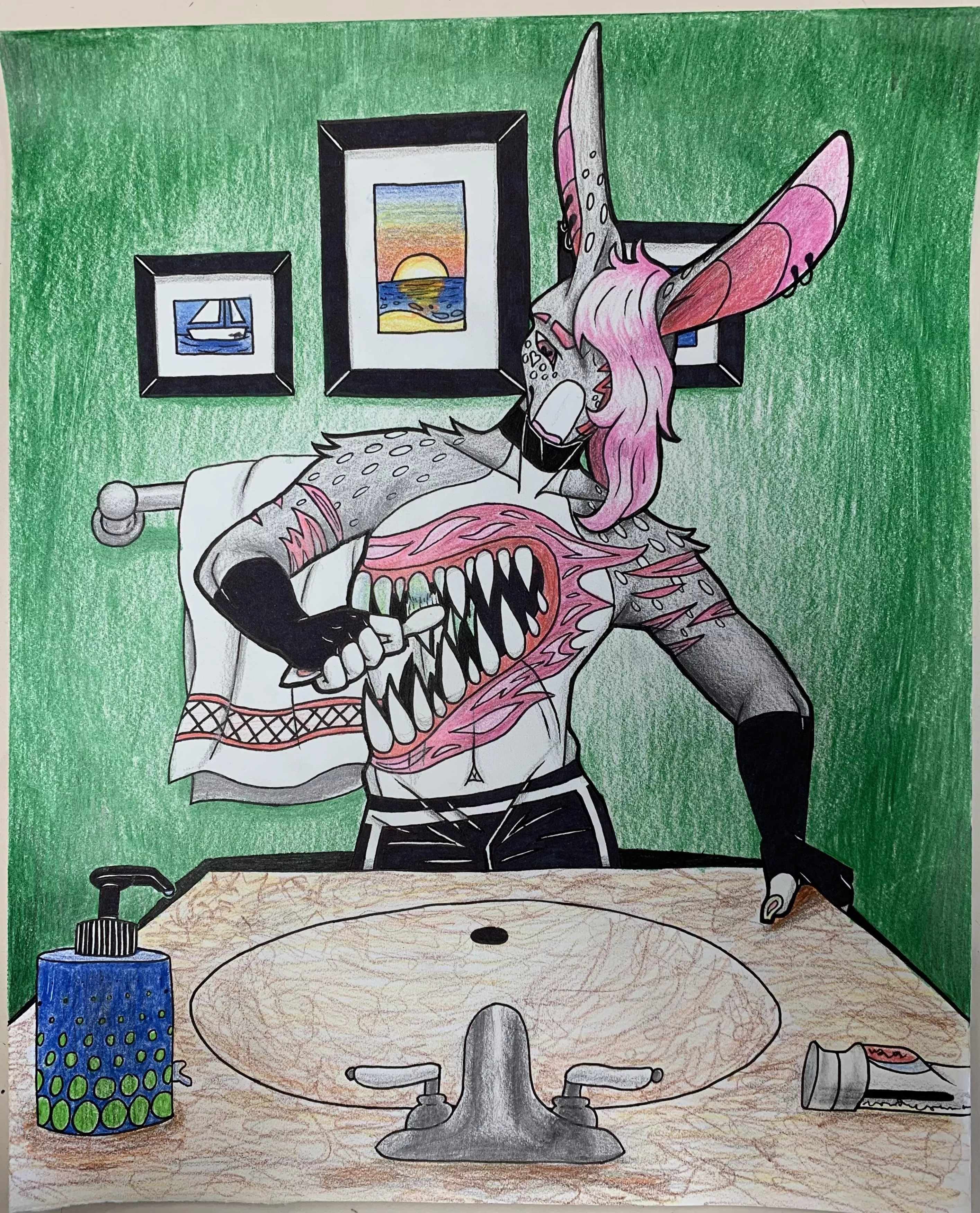 ‘Brushing Teeth’ by me