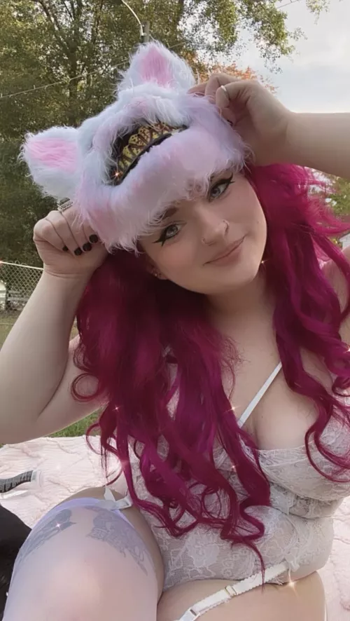 Bunny babe ready [f]or you to empty your balls in and on