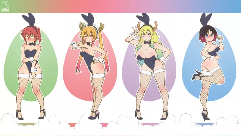Bunny girls are ok, bunny dragons are perfection.