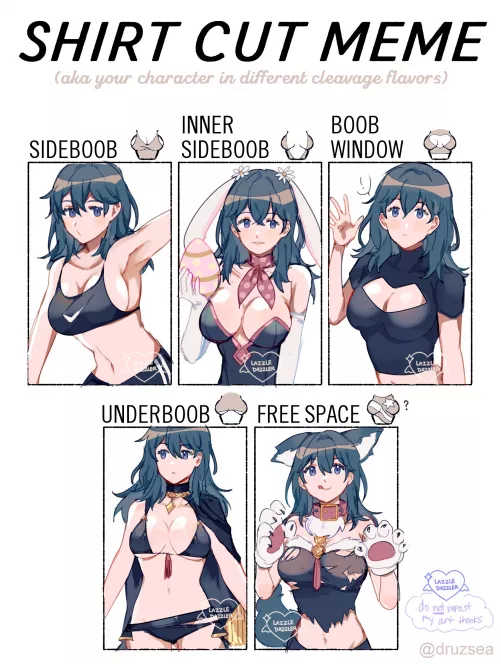 Byleth - shirt cut meme for the best teacher (Lazzle Dazzler) [Fire Emblem Three Houses]