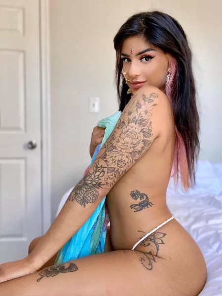 Can I be your Indian cock warmer? 😽