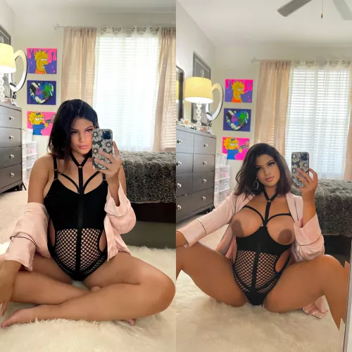 Can you guess my size before and after my flash?