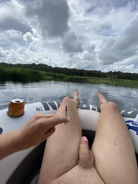 Can’t forget to bring a joint when going on a naked little booze cruise [m]
