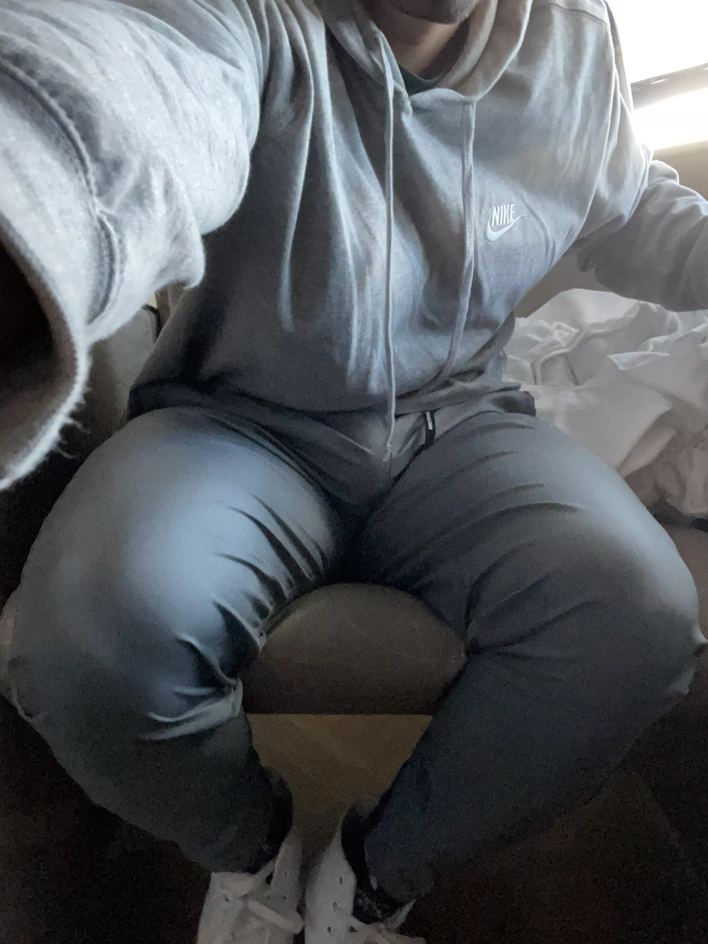 Can’t go wrong with Grey sweatpants