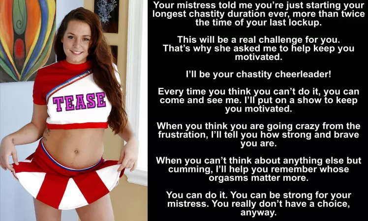 Chastity Cheerleader