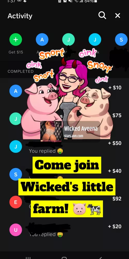 Come join my little farm!! 🤭🐷🐄