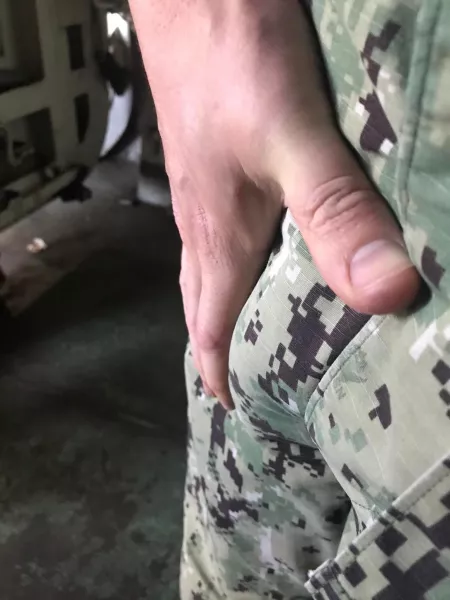 Come stand in front of me so I can hide this. Quit looking at it you’re just gonna make it worse!