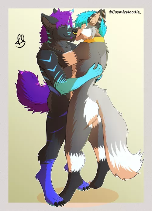 Commission for KippaTheFox (Art by me @CosmicNoodle_ on twitter)