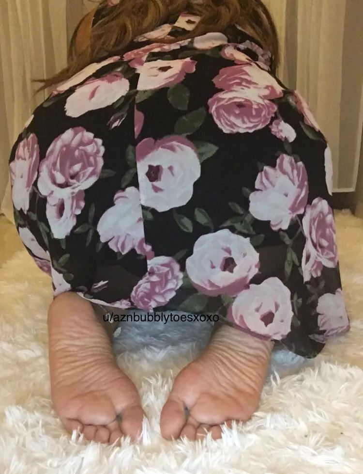 Count my sole wrinkles with your tongue 😋